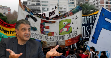 Protesta juvenil en San Juan y Boedo