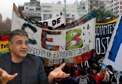 Protesta juvenil en San Juan y Boedo